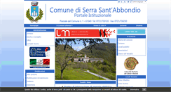 Desktop Screenshot of comune.serrasantabbondio.pu.it